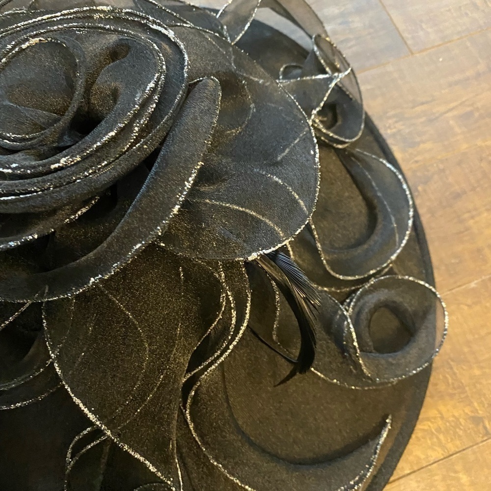 Whittall & Shon Elegant Black Women's Hat - Picture 3 of 13